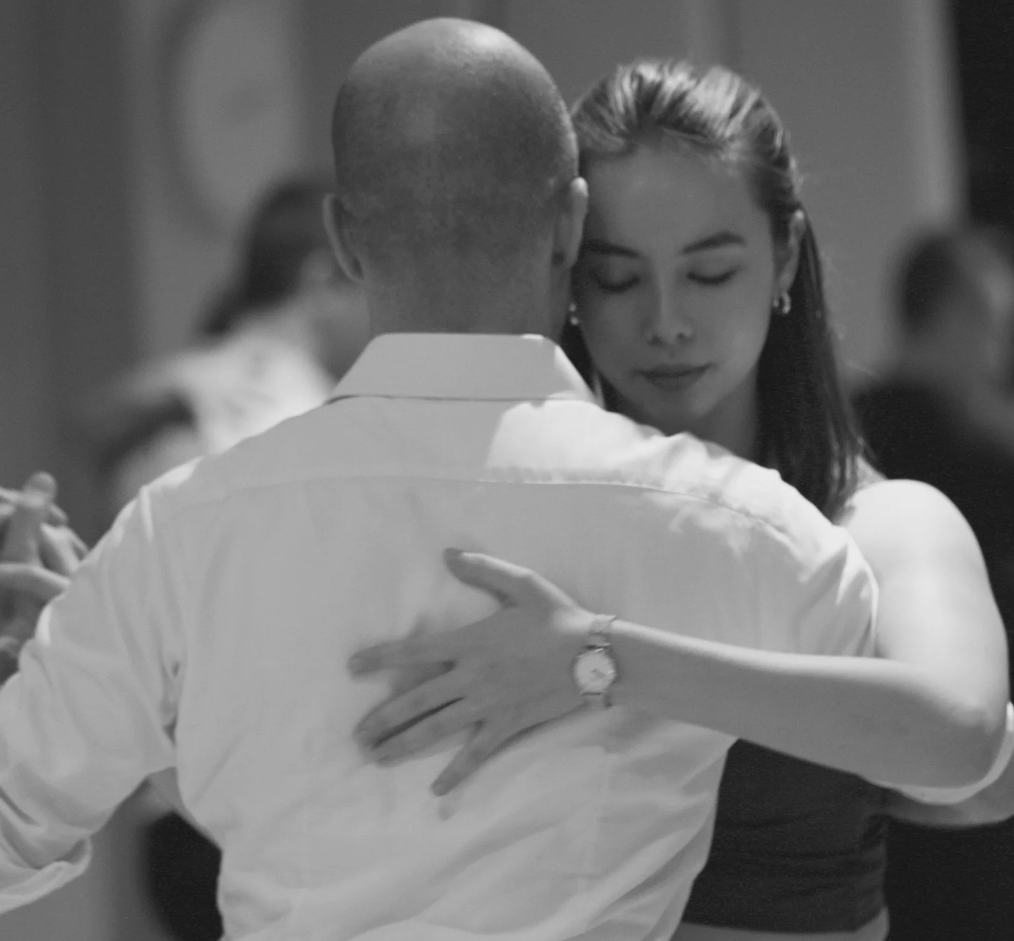 tango students dancing in class