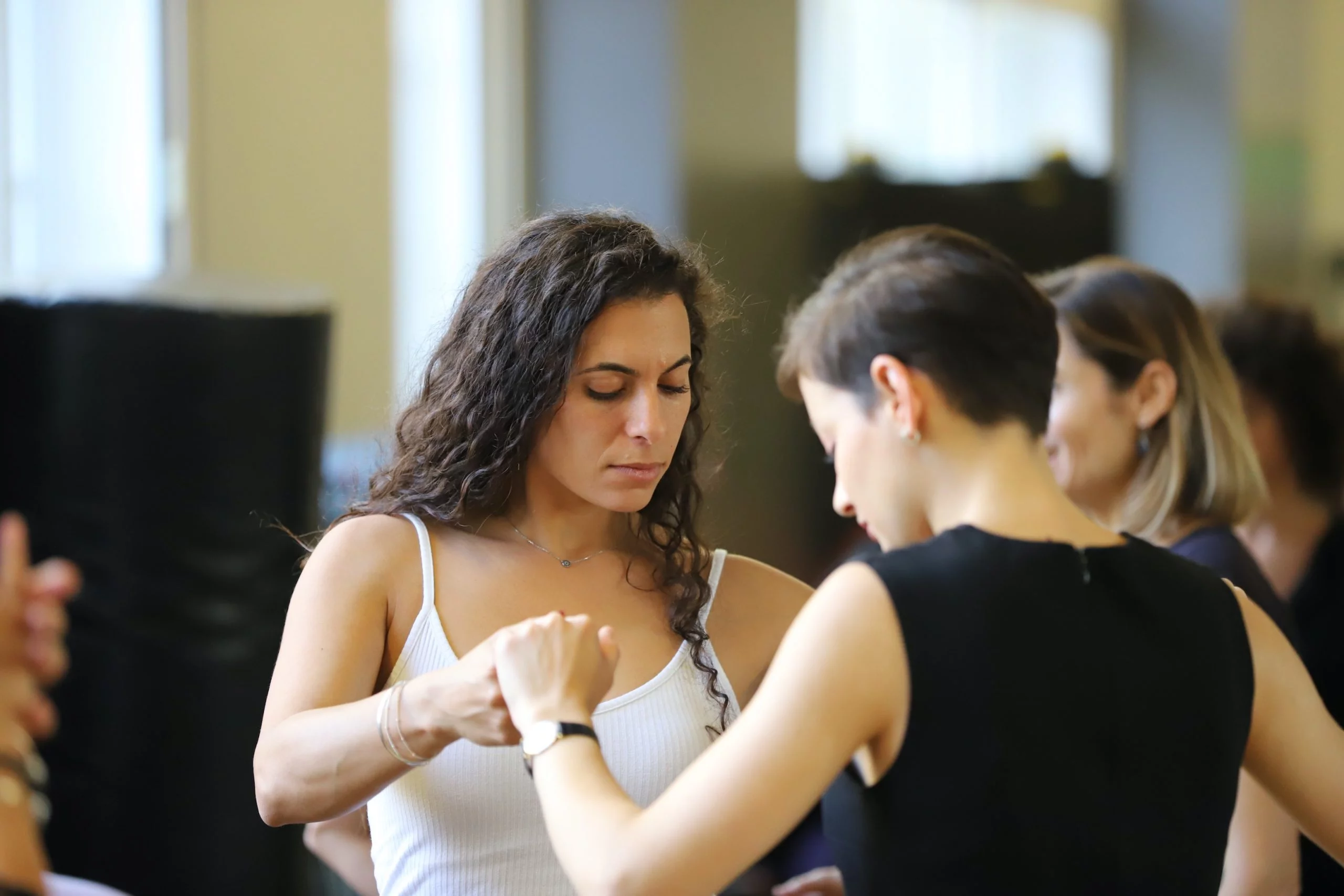 tango students improving their technique
