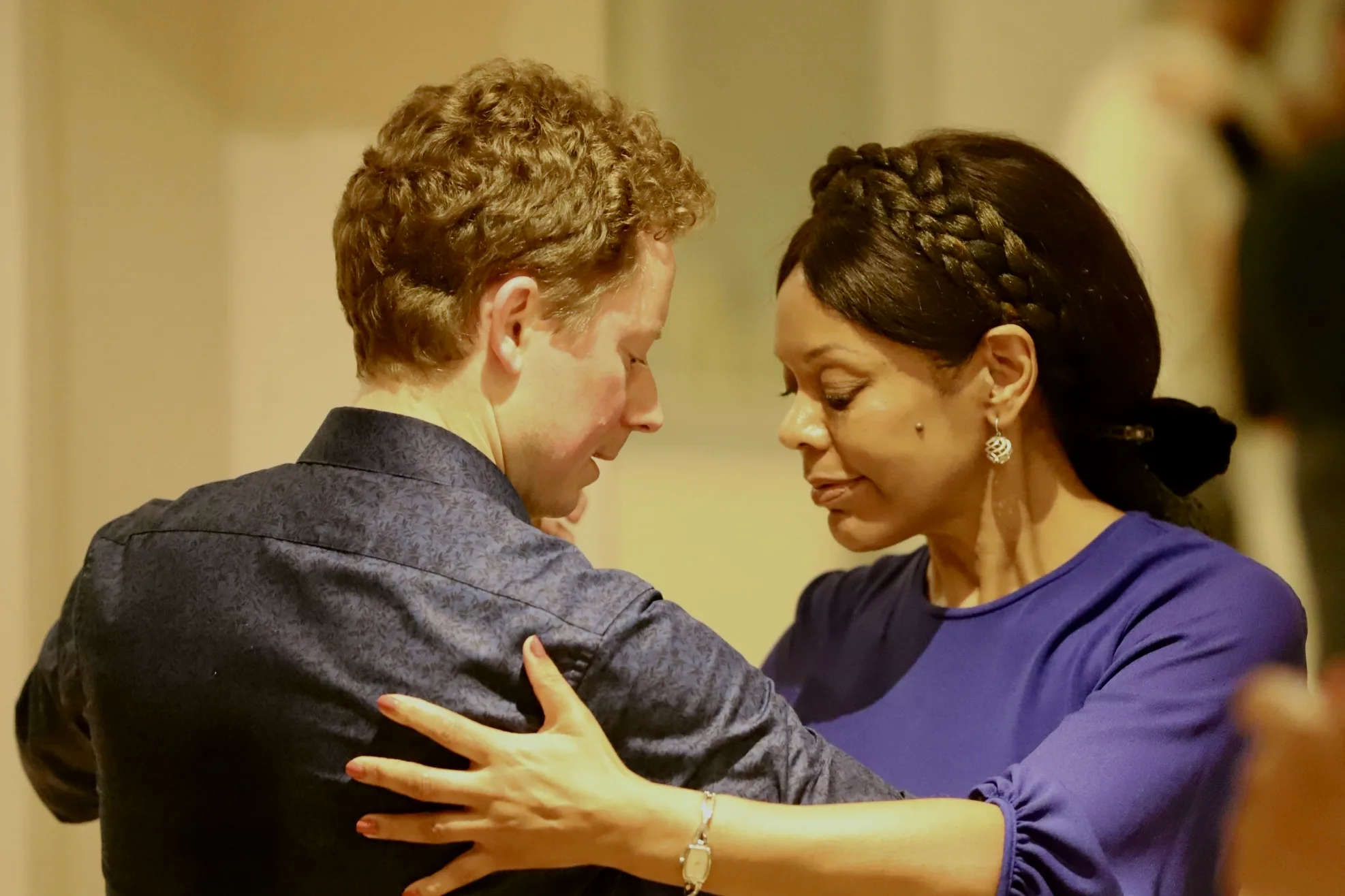 a couple connecting through tango