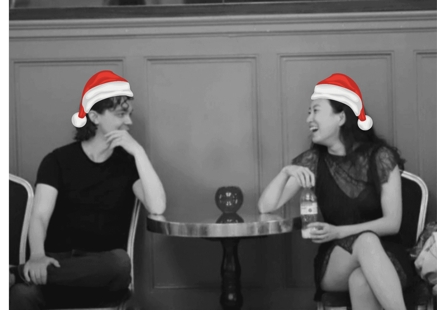 students socialising in a milonga