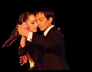 tango teachers dancing milonga