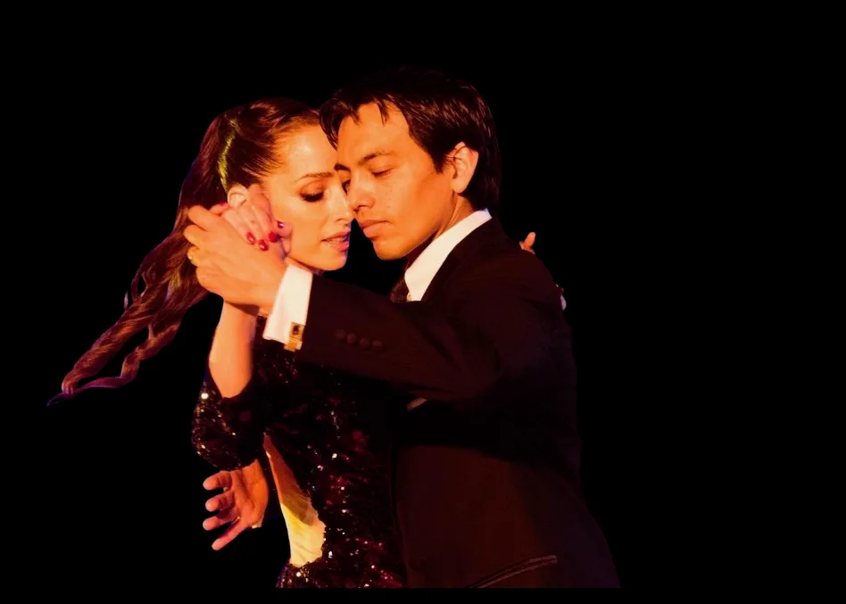 tango teachers dancing milonga